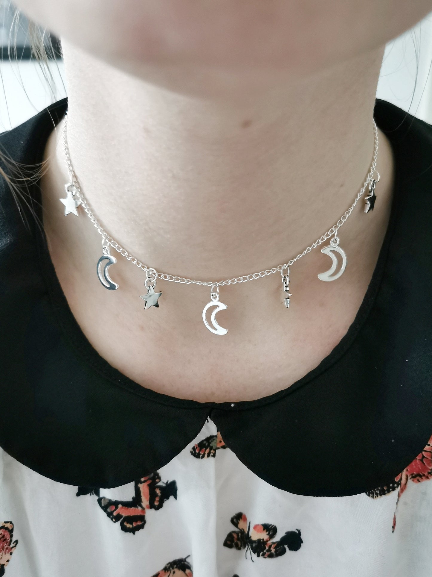 Star and Moon Choker