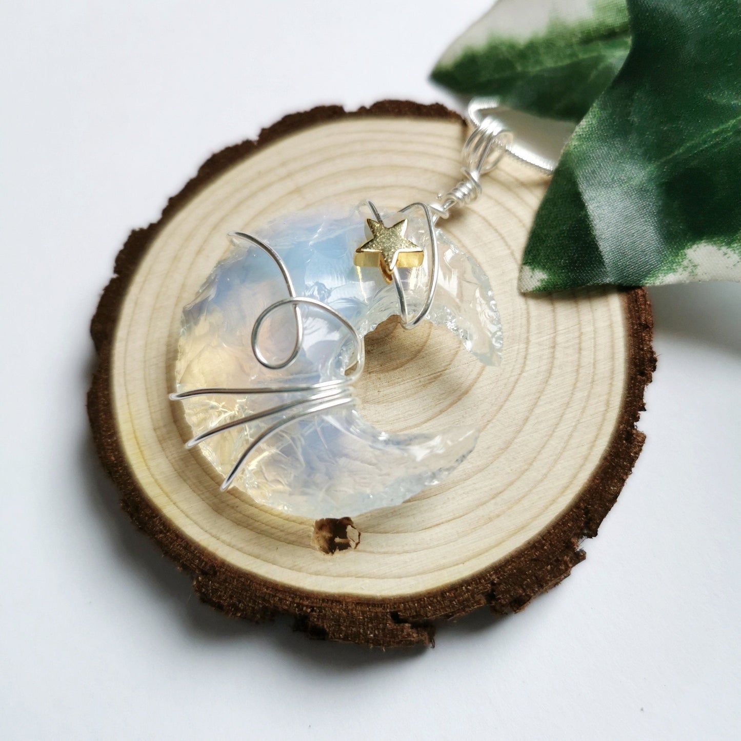Opalite Moon Necklace