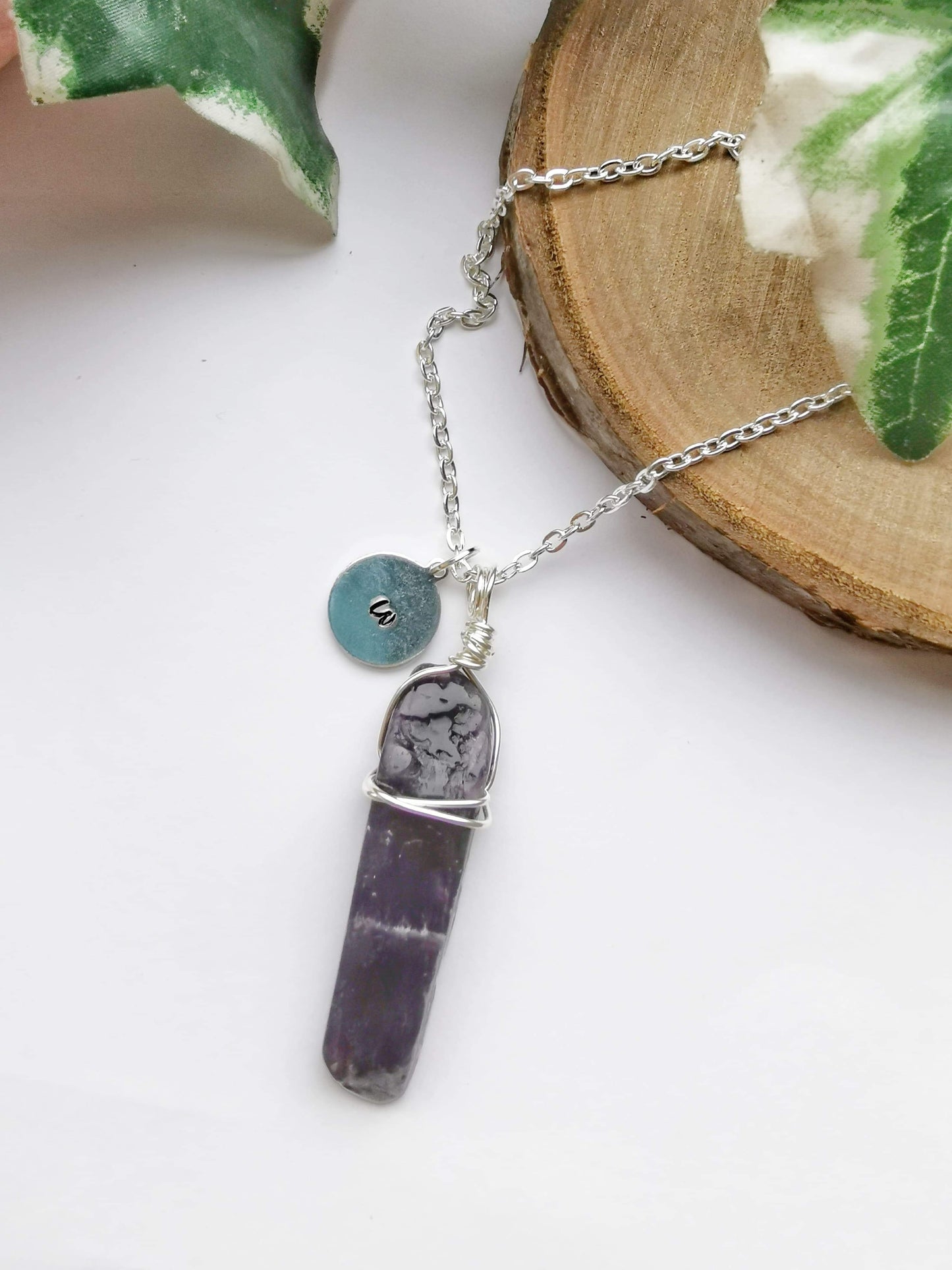Personalised Amethyst Necklace