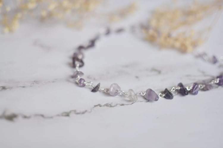 Amethyst Chip Necklace