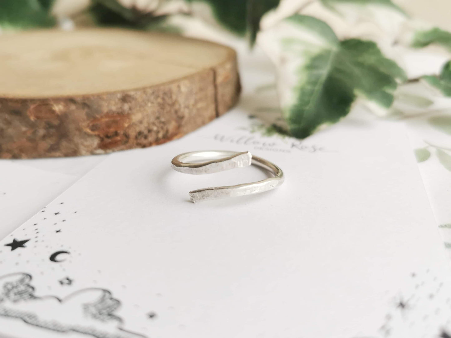 Sterling Silver Hammered Ring