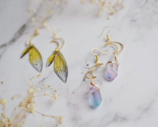 Gold Moon Earrings