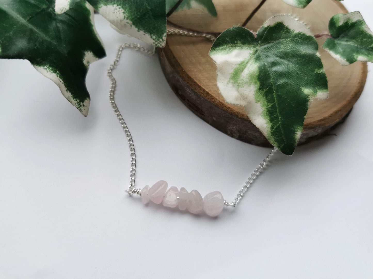 Rose Quartz Choker