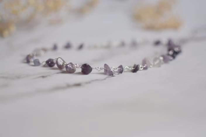 Amethyst Chip Necklace