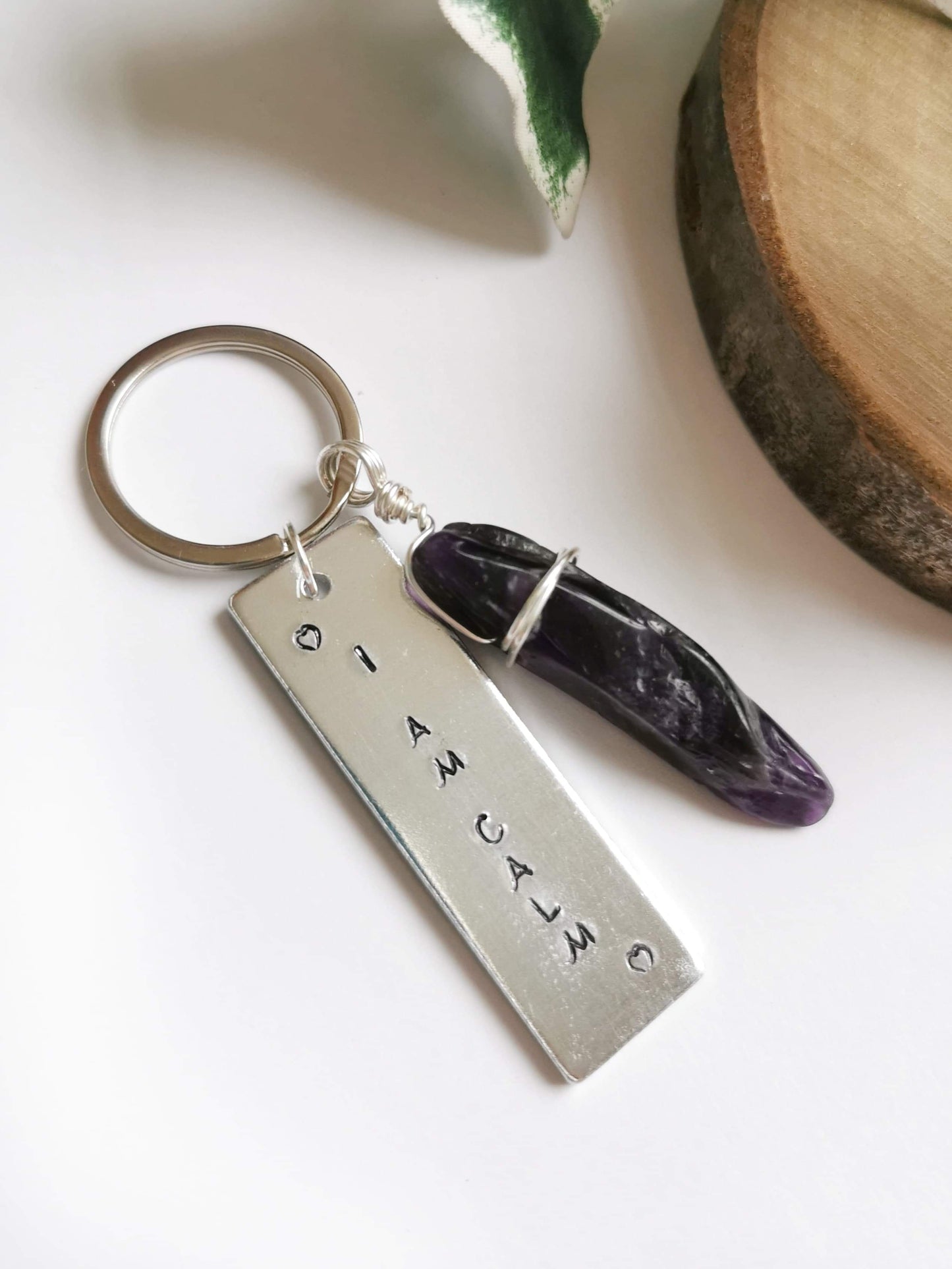 I Am Calm Keyring