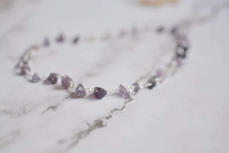 Amethyst Chip Necklace