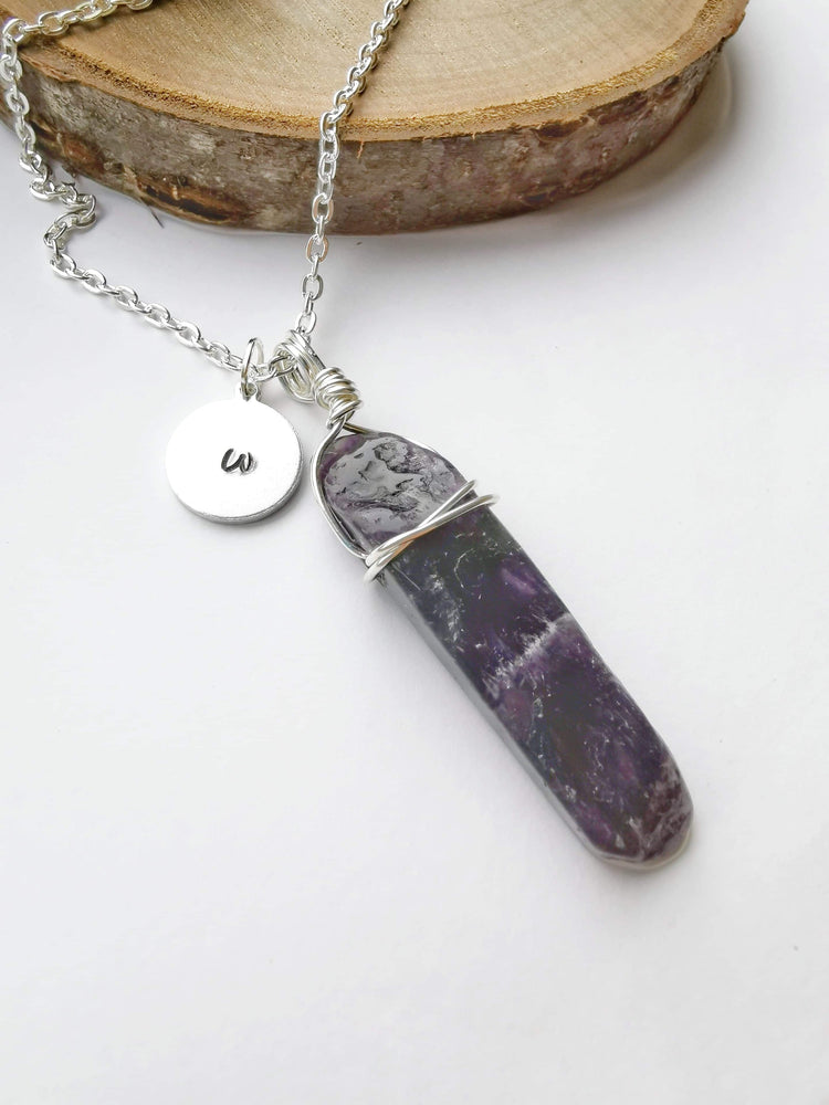 Personalised Amethyst Necklace