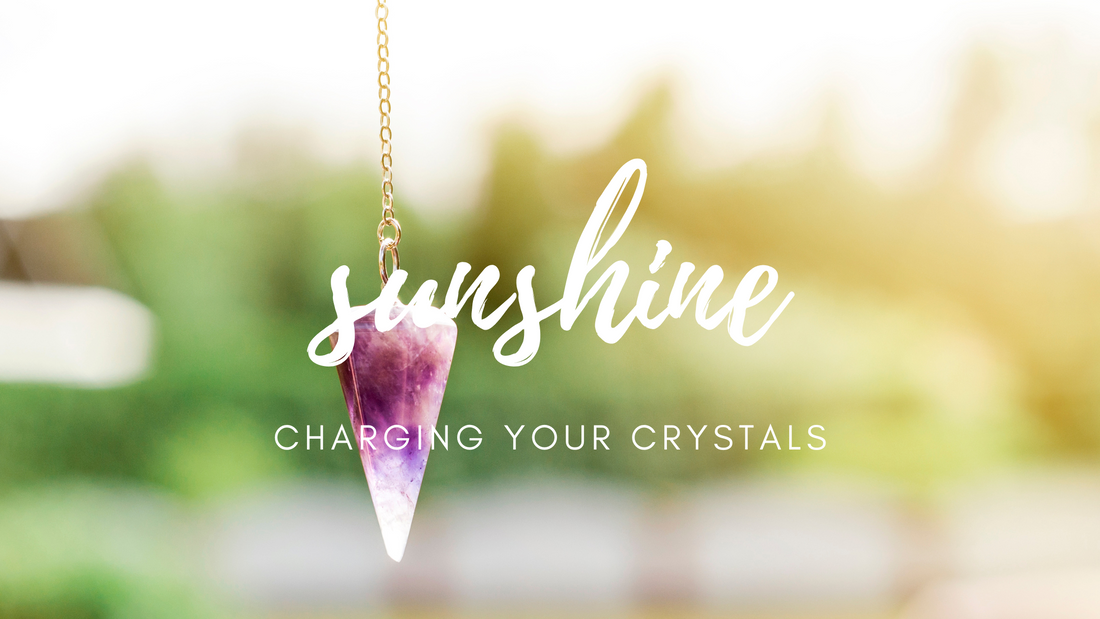 Charging Crystals with the Sun