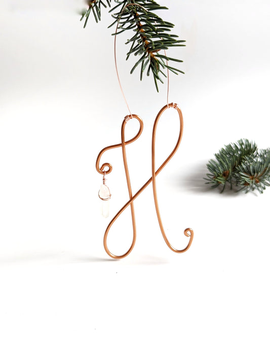 Personalised Initial Tree Decorations