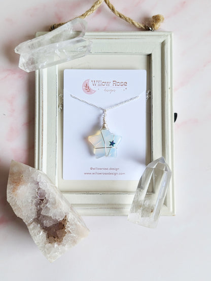 Opalite Star Necklace