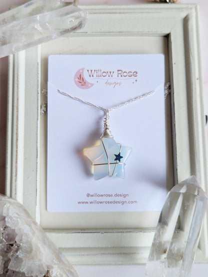 Opalite Star Necklace