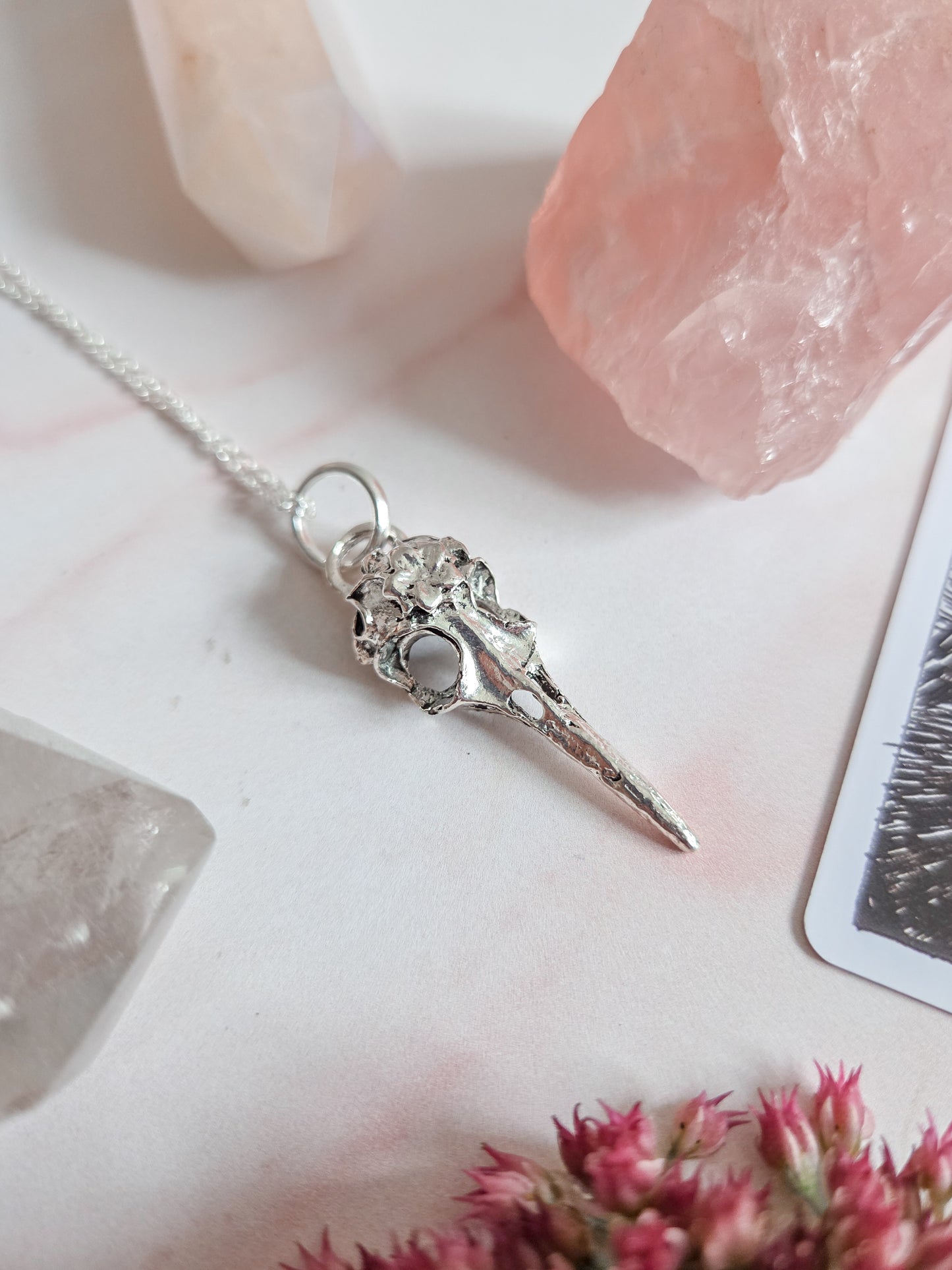 Raven Skull Necklace