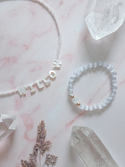 Personalised Crystal Name Necklace