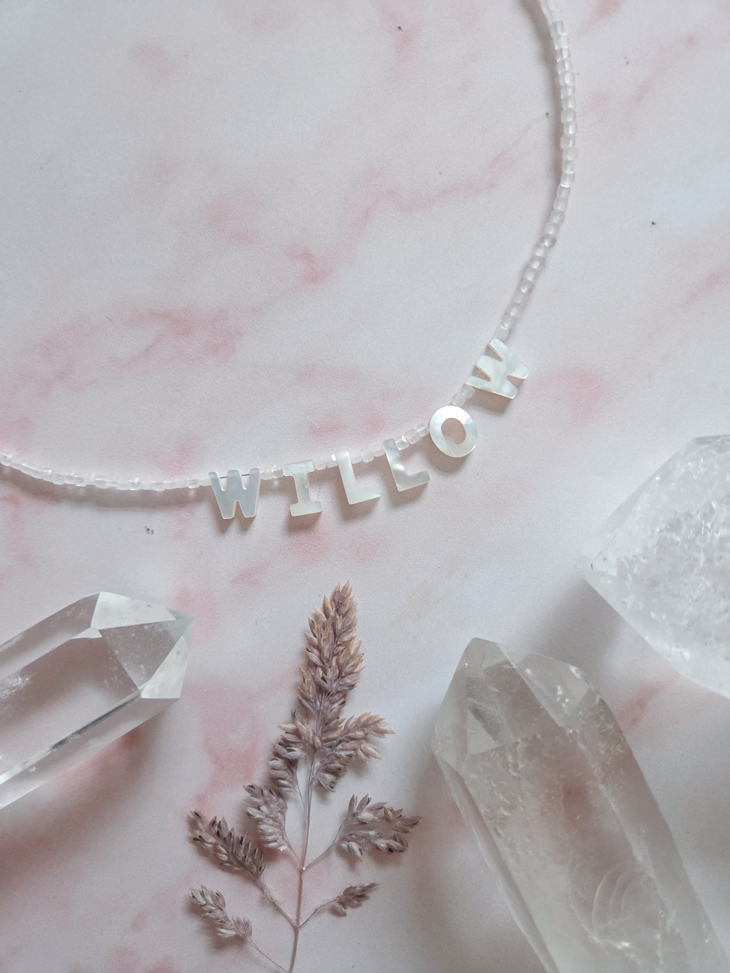 Personalised Crystal Name Necklace