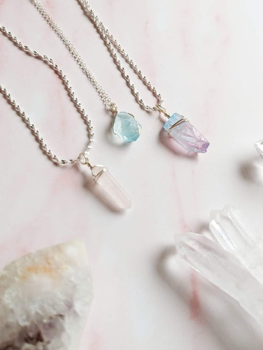 Aura Crystal Necklaces