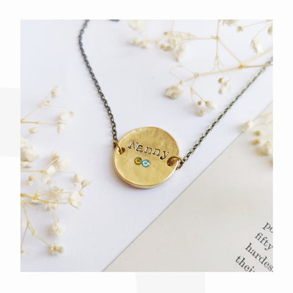 Personalised Birthstone Necklace