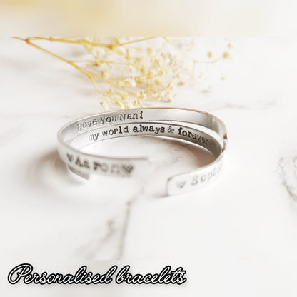 Personalised Bangles