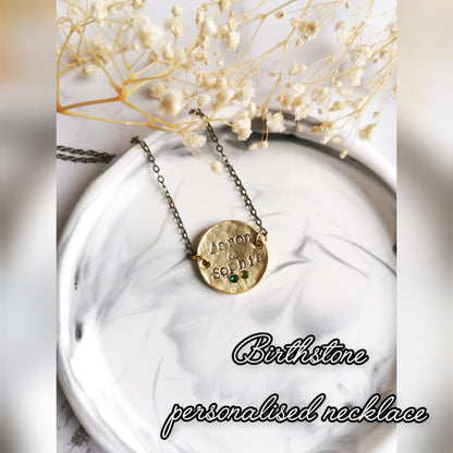 Personalised Birthstone Necklace