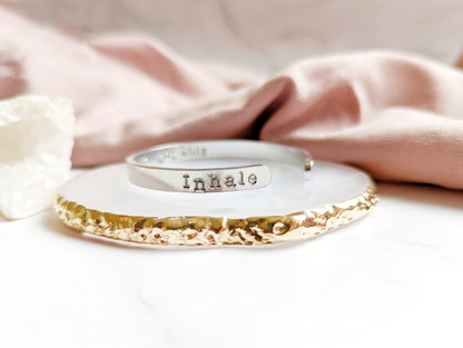 Inhale Exhale Bangle