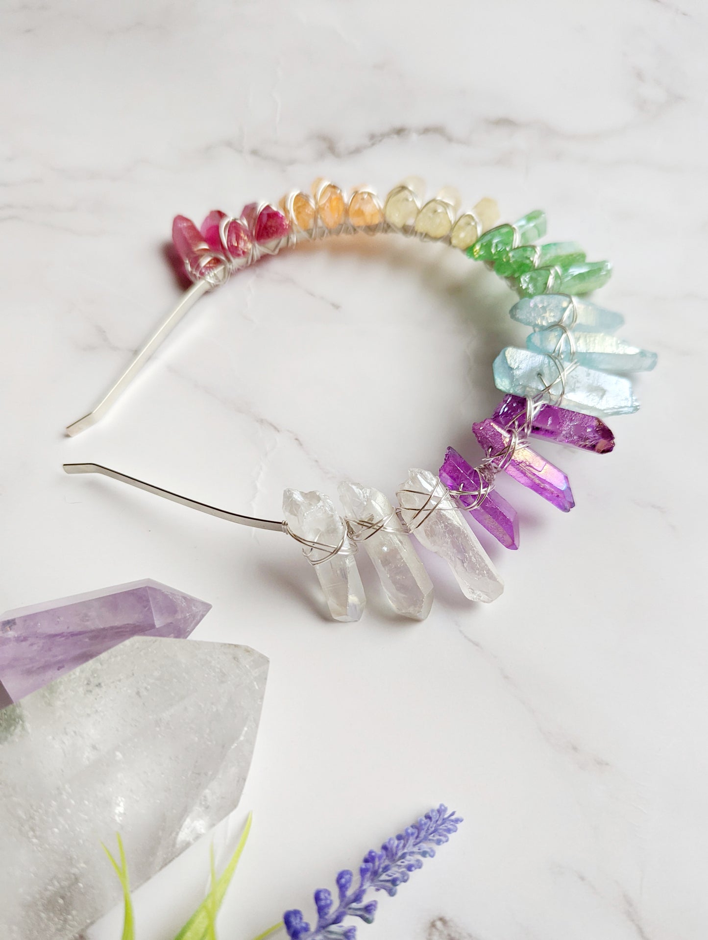 Rainbow Crystal Crown