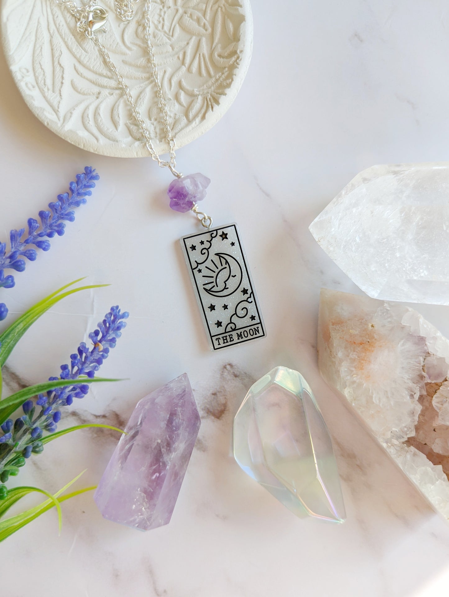 Tarot Amethyst Necklace