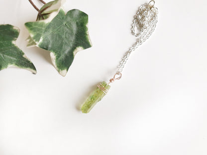 Apple Aura Quartz Necklace